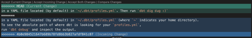 merging in vs code